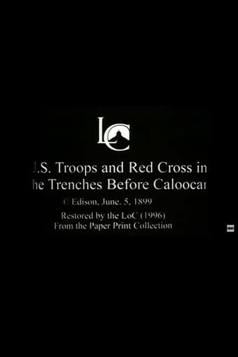 Movie poster for U.S. Troops and Red Cross in the Trenches Before Caloocan