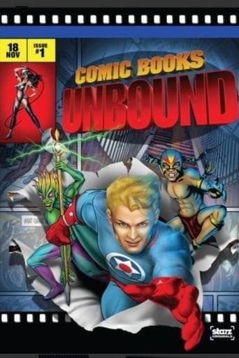 Movie poster for Starz Inside: Comic Books Unbound