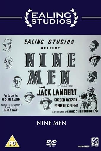 Movie poster for Nine Men