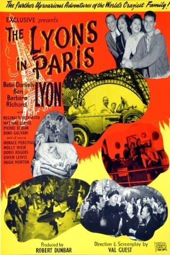 Movie poster for The Lyons in Paris