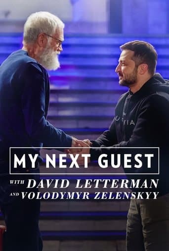 Movie poster for My Next Guest with David Letterman and Volodymyr Zelenskyy