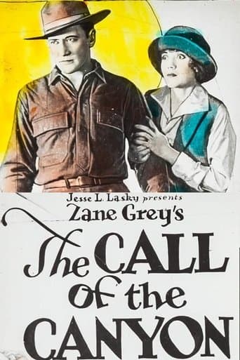 Movie poster for The Call of the Canyon