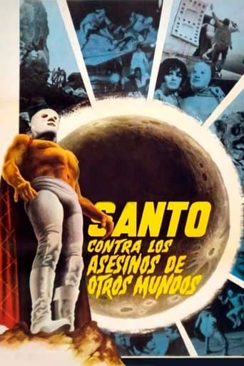 Movie poster for Santo vs. the Killers from Other Worlds
