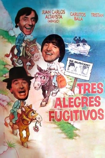 Movie poster for Tres alegres fugitivos