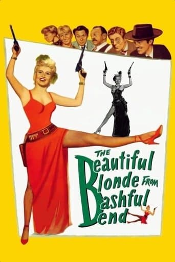 Movie poster for The Beautiful Blonde from Bashful Bend