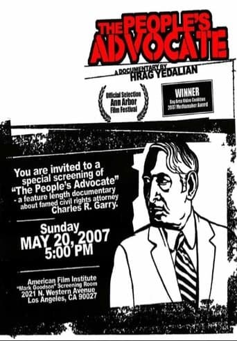 Movie poster for The People's Advocate: The Life & Times of Charles R. Garry