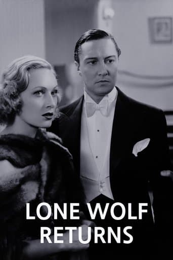 Movie poster for The Lone Wolf Returns