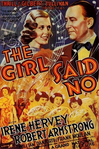 Movie poster for The Girl Said No