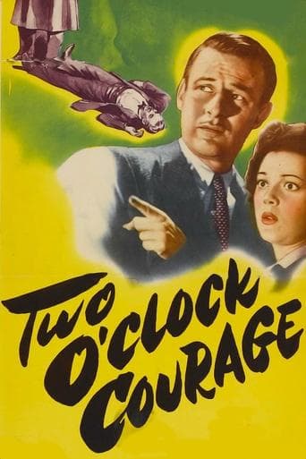 Movie poster for Two O'Clock Courage