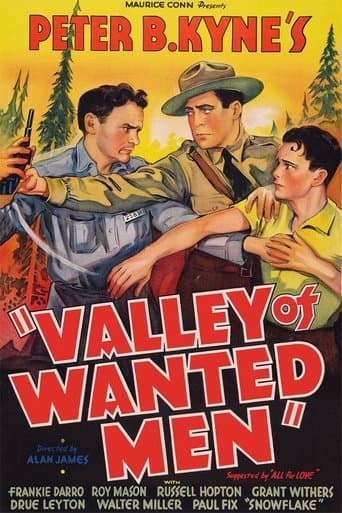 Movie poster for Valley of Wanted Men