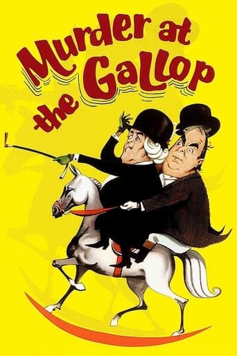 Movie poster for Murder at the Gallop
