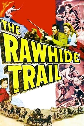 Movie poster for The Rawhide Trail