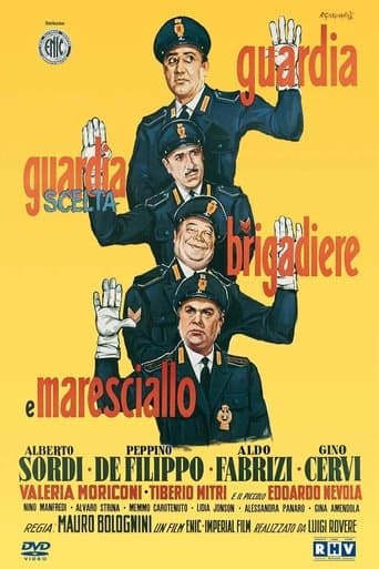 Movie poster for Guardia, guardia scelta, brigadiere e maresciallo