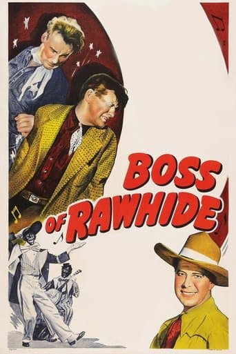 Movie poster for Boss of Rawhide