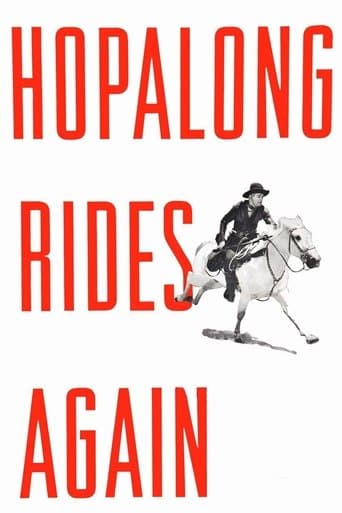 Movie poster for Hopalong Rides Again