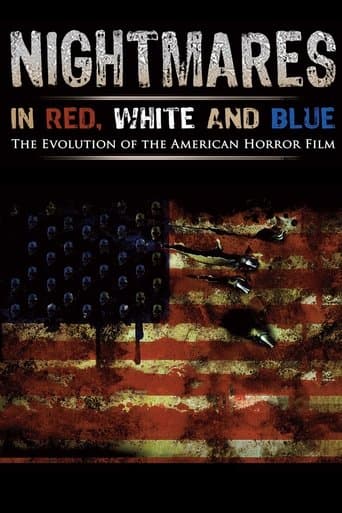 Movie poster for Nightmares in Red, White and Blue