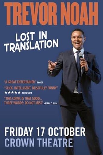 Movie poster for Trevor Noah: Lost In Translation