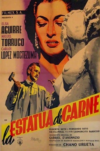 Movie poster for La estatua de carne