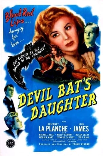 Movie poster for Devil Bat's Daughter
