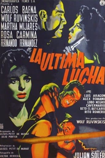 Movie poster for La última lucha