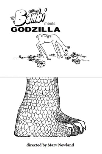 Movie poster for Bambi Meets Godzilla