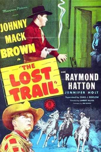 Movie poster for The Lost Trail