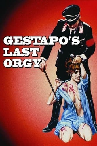 Movie poster for Gestapo's Last Orgy