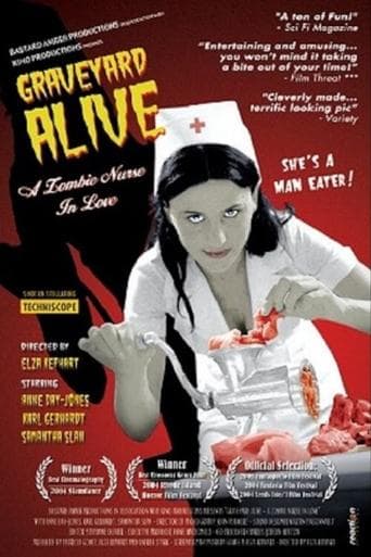 Movie poster for Graveyard Alive: A Zombie Nurse in Love