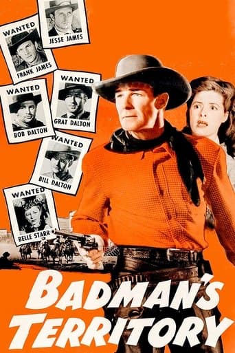 Movie poster for Badman's Territory