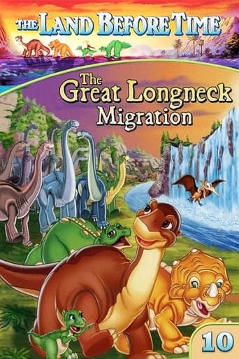 Movie poster for The Land Before Time X: The Great Longneck Migration