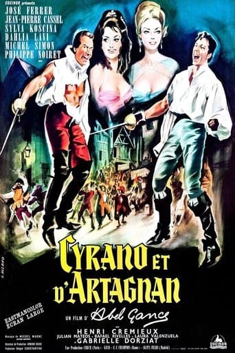 Movie poster for Cyrano and d'Artagnan