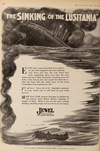 Movie poster for The Sinking of the Lusitania