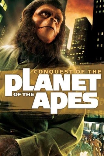 Movie poster for Conquest of the Planet of the Apes