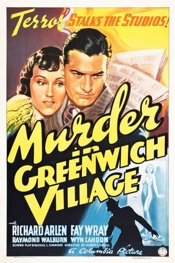 Movie poster for Murder in Greenwich Village