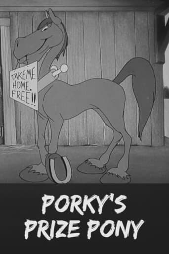 Movie poster for Porky's Prize Pony