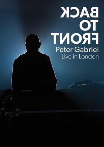 Movie poster for Peter Gabriel: Back To Front