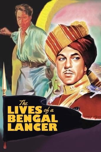 Movie poster for The Lives of a Bengal Lancer
