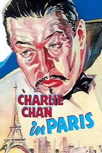 Movie poster for Charlie Chan in Paris