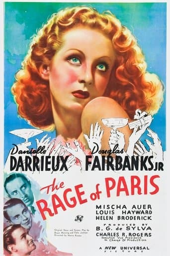 Movie poster for The Rage of Paris