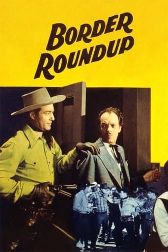 Movie poster for Border Roundup