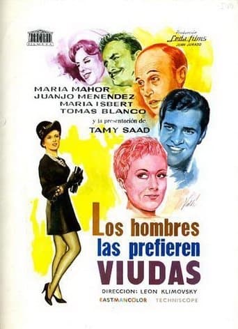 Movie poster for Los hombres las prefieren viudas