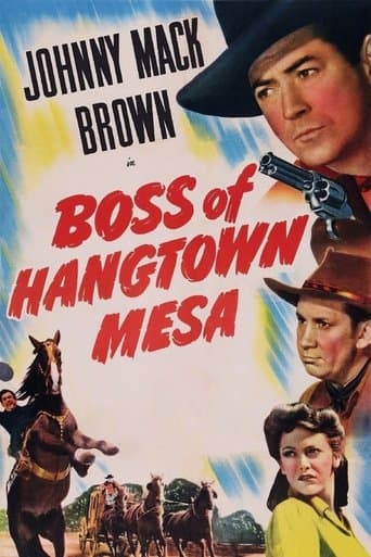 Movie poster for Boss of Hangtown Mesa