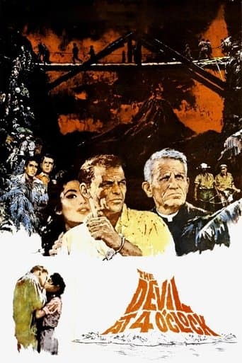 Movie poster for The Devil at 4 O'Clock