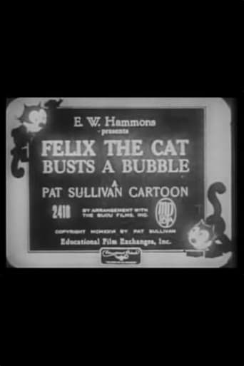 Movie poster for Felix the Cat Busts a Bubble