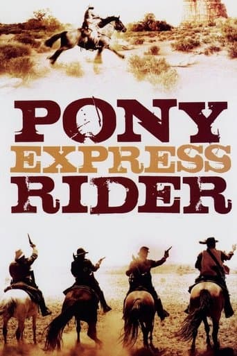 Movie poster for Pony Express Rider