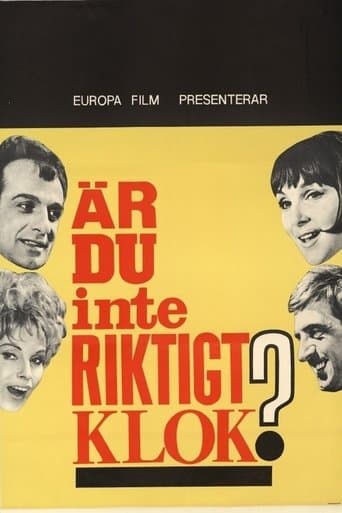 Movie poster for Är du inte riktigt klok?