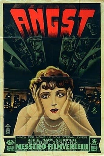 Movie poster for Angst - Die schwache Stunde einer Frau
