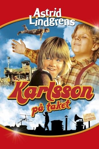 Movie poster for Karlsson on the Roof