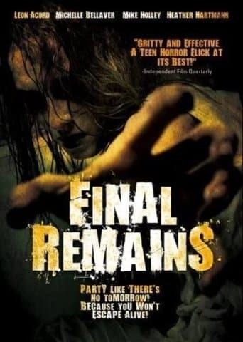 Movie poster for Final Remains