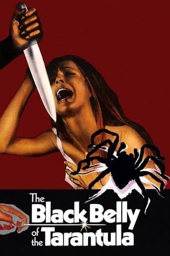 Movie poster for The Black Belly of the Tarantula
